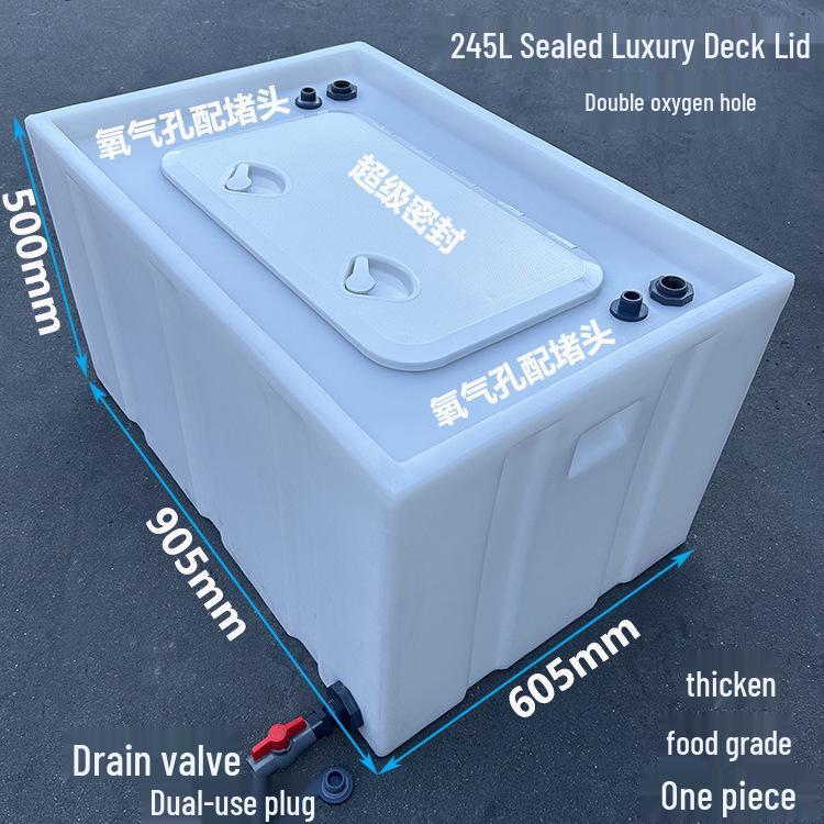 Vehicle-Mounted Food-Grade Water Tank for Live Fish Transport