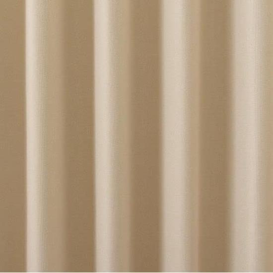 Univer Drape Level 2 Light Flame Shape 150cm Wide X 200cm Stacy Curtains, Blocking, Retardant, Memory, Long, Washable, Ivory,