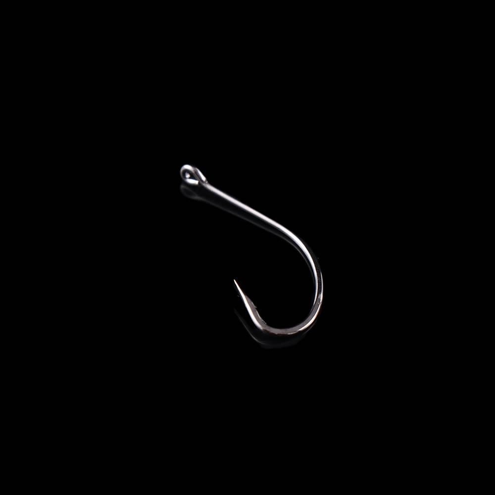 Lure Hooks Barbed Fishing Hooks Big Long Shank Off-set Fishing Hook Flattened Sharped Fishhooks