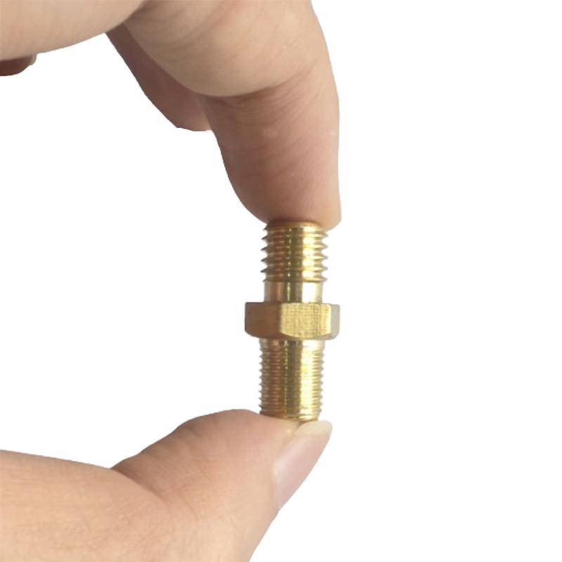 1 шт., аксессуары для самостоятельного изготовления, клапан для заполнения резервуара воздушного компрессора, шестигранный латунный клапан для заполнения резервуара, резьбовой сердечник клапана M8/M10