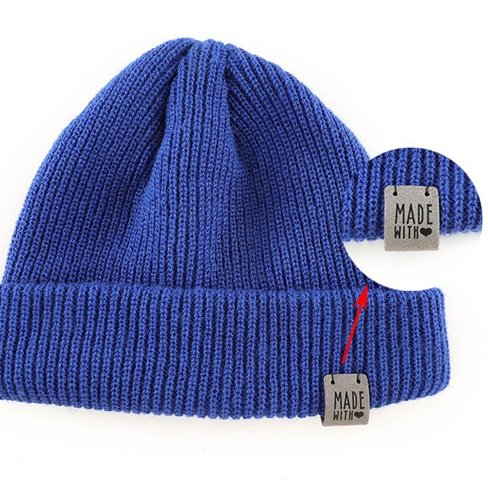 20Pcs Sewing Embellishment Embossed Tag Faux Leather Garment Labels High-quality Handmade Tag  Jeans