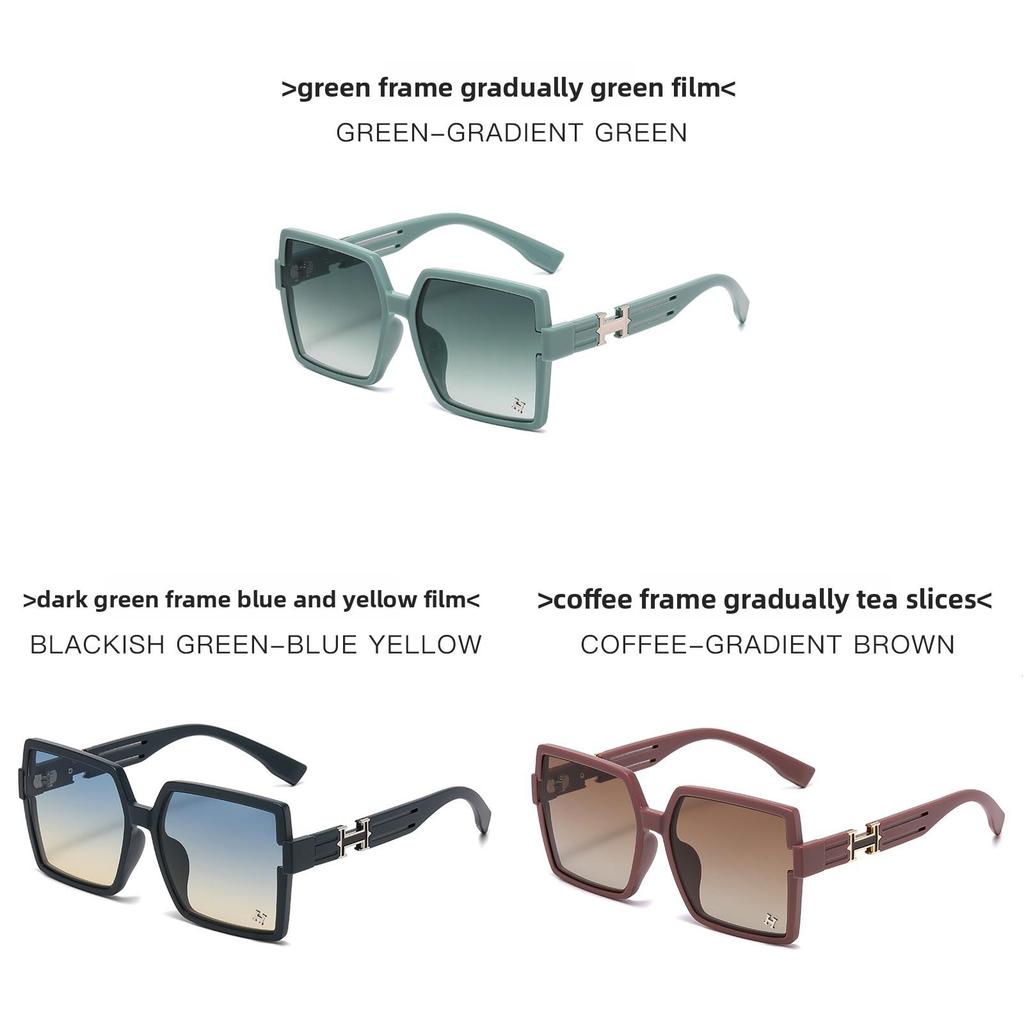 Pc Frame Oversized Sunglasses For Women With Uv400 Protection And Fashionable Style For Travel And Parties