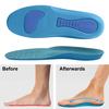 Plantar Fasciitis Relief Insoles Breathable Shoe Insoles with Arch Support High Elasticity EVA Cushion for Sweat Absorption & Odor Control