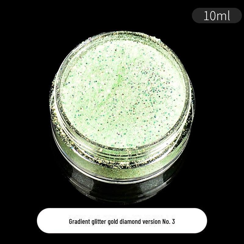 Dreamy Summer Glitter Mix: Hexagonal Sequins, Laser, and Fine Glitter In DIY Hemp Material.