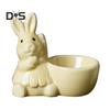 Керамическая подставка для яиц в виде кролика, декор для стола для завтрака, подставка для яиц в виде кролика для яиц всмятку, украшение для дома на Пасху