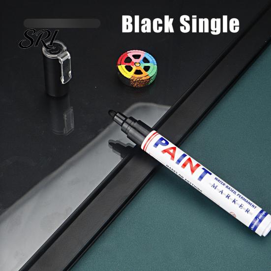 Long-lasting Tombstone Ink Marker Pen Waterproof Headstone for Restoring Faded Weather-resistant Paint Inscriptions Metallic Finish Precision