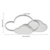 LED Cloud Ceiling Light White Ceiling Mounted  for Bedroom Living Dining Room Study Kitchen Ceiling Chandelier Indoor Home