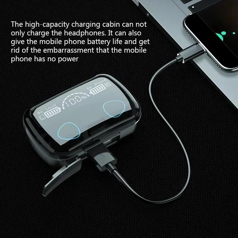 Xiaomi Bluetooth headset M10 hands-free LED Dispay headset Bluetooth HiFi stereo music wireless earplug waterproof game headset