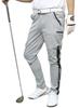 One Colors Men's Plus Size Golf Pants, Side Stripes, Stretch, D-Ring, Punch Material, Sweat Jersey Jogger Pants, Gray, Size 3L