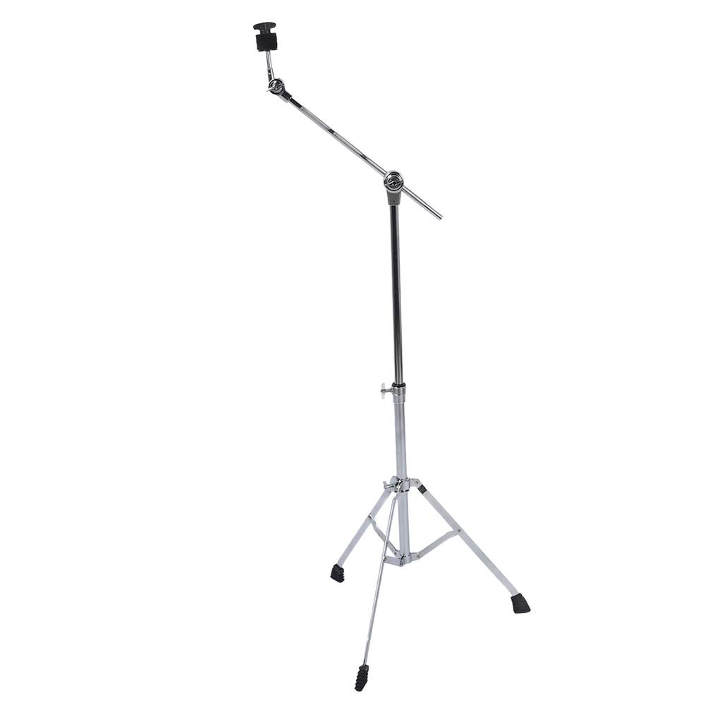 Drum Cymbal Stand Multifunctional Iron Adjustable Foldable Cymbal Straight Stand for Practice