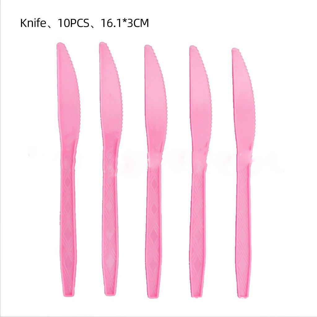 10 шт. Розовая одноразовая посуда для девочек в стиле сладостей Розовые бумажные тарелки для конфет Салфетки для вечеринок Счастливые девушки Сладости Товары для дня рождения