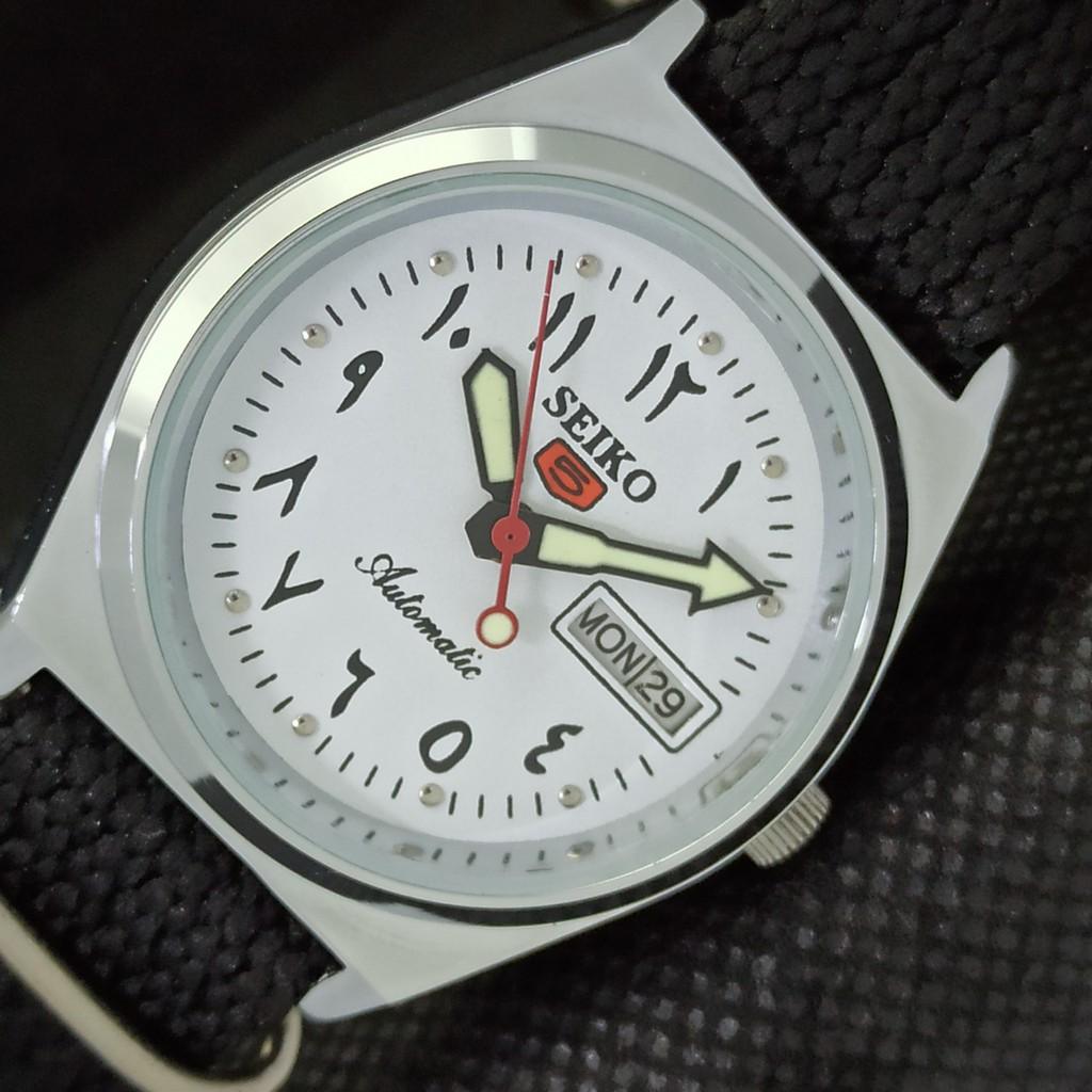 ВОССТАНОВЛЕННЫЕ ВИНТАЖНЫЕ SEIKO 5 AUTO 6309A ЯПОНИЯ МУЖСКИЕ АРАБСКИЕ ЧАСЫ 533c-a279834-9