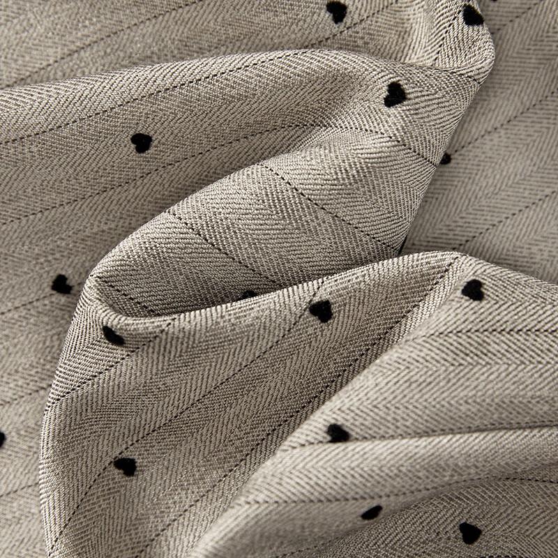 Женские брюки-палаццо из твила с высокой посадкой