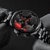 Часы Мужские Спортивные часы Мужские часы Кварцевые спортивные наручные часы с ободом колеса Кварцевые наручные часы