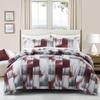 Colorful Plaid Duvet Cover Twin King 2/3 Piece Reversible Abstract Geometric Bedding Set Vintage Farmhouse Queen Comforter Cover