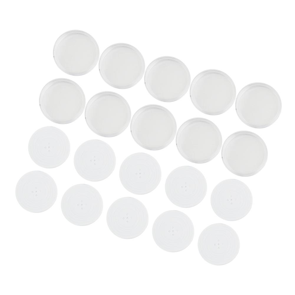 PS Круглый контейнер-капсула для монет, кейс, коробка для хранения, держатель для 20 ~ 40 мм, 5*5*0,5 см