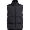 UA Limitless Solid Color Stand Collar Casual Down Vest Men Vest Black 1384642-001