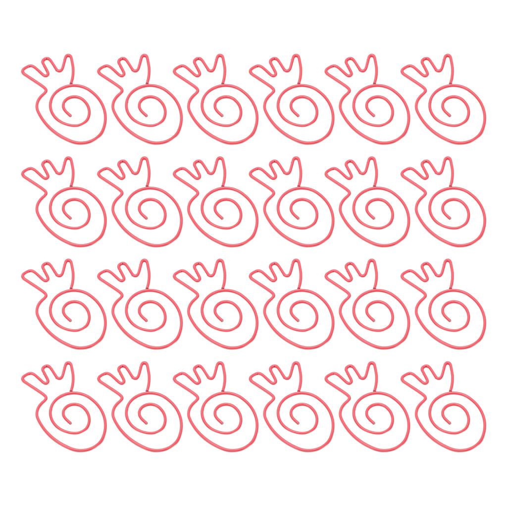 100 шт. Детские скрепки Стильные Прочные Металлические Изысканный Цвет Широко Используемые Милые Скрепки для Офиса