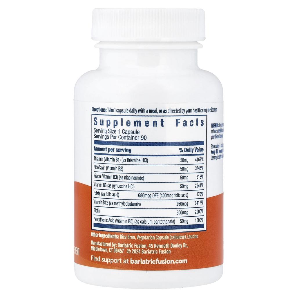 Bariatric Fusion, B-50 Complex, 90 Capsules