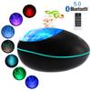 Проектор Lucky Stone Ocean Wave, 12 светодиодов, 8 цветов, меняющийся пульт дистанционного управления, ночной световой проектор, встроенный музыкальный плеер, Bluetooth 5.0, 8 режимов освещения