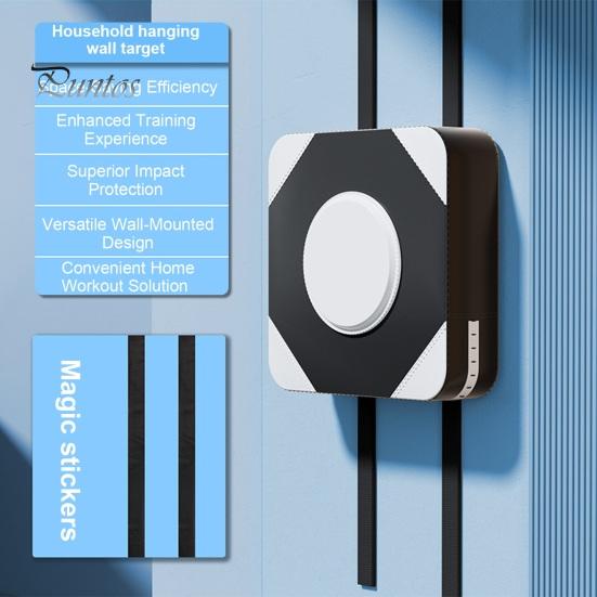 Настенный боксерский коврик из искусственной кожи, эластичная пена, настенное крепление, боксерская подушка, бесшумная тренировочная мишень для бокса, тхэквондо, домашний тренажерный зал, оборудование для тренировок
