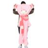 80-200cm Giant Skin Plush Toy Soft Big Animal Love Scarf Bear Empty Cushion Pillow Gifts