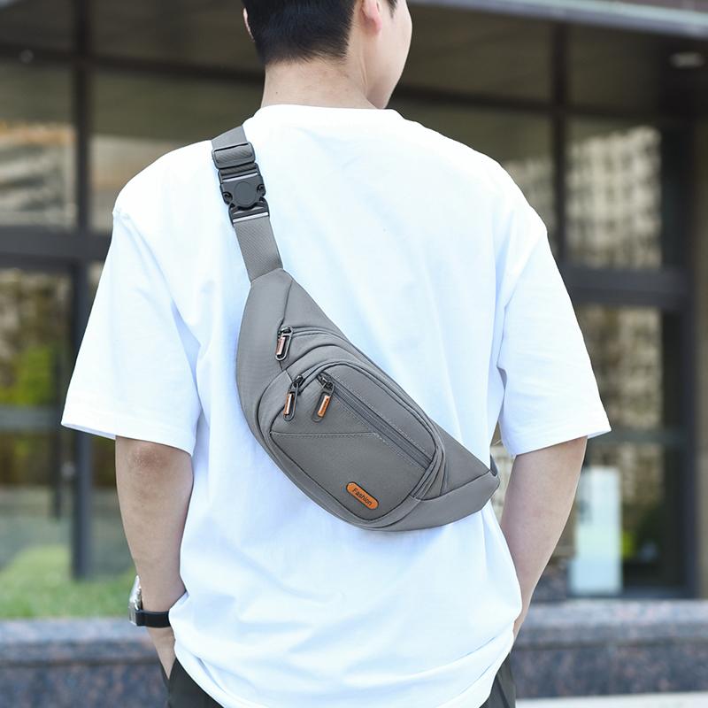 Unisex Waterproof Waist Pack - Multi-Pocket Adjustable Design for Travel/Sports/Business, Large Capacity & Anti-Slip Strap