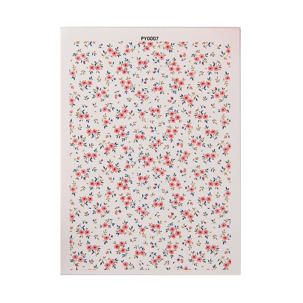 Глина Переводная бумага для глиняных серег Водорастворимая глина Переводная бумага Цветочный переводной лист для глиняных украшений