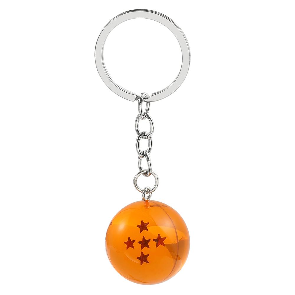 Anime Series 1-7 Stars Balls Z Stars Keychain Figures Toys Pendant Car Keyring Party Gifts Cosplay Props Accessories