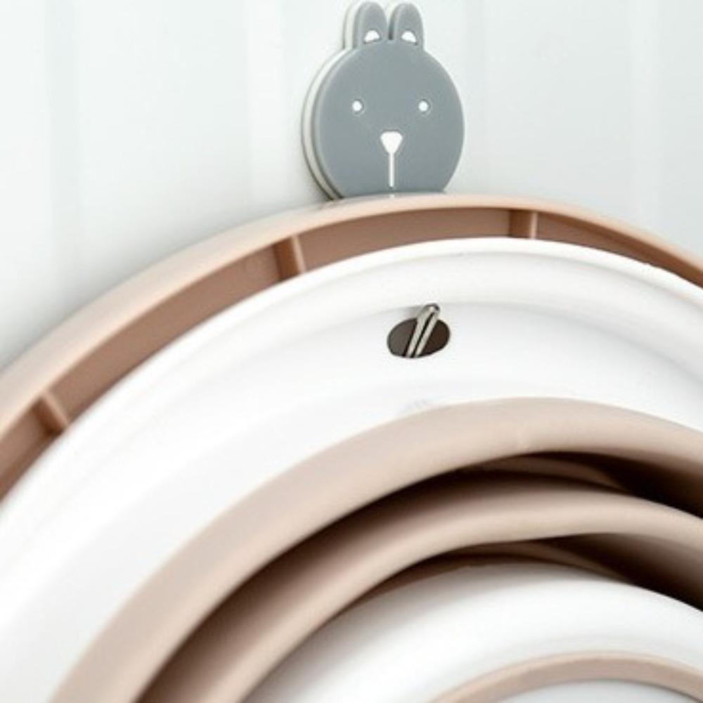 Portable Plastic Bucket High Temperature Resistance Collapsible Wash Basin Mop Bucket Bath