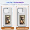 For iPhone 16 Pro Smart E-Ink Phone Case 4 Color HD 3.97 Inch Display NFC DIY Customized Screen