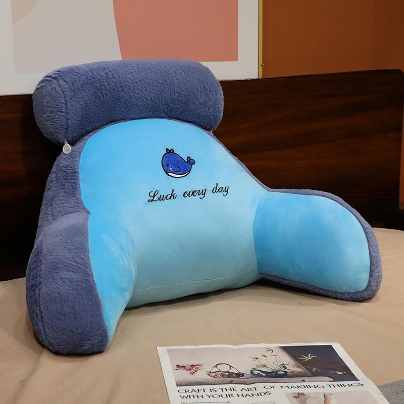 Ice Bean Headboard Cushion: Soft Pillow for Bed, Sofa, or Lumbar Support