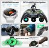 Новые умные часы с GPS-позиционированием для мужчин, 1,53-дюймовый AMOLED HD-экран, компас, датчик сердечного ритма, водонепроницаемость 3ATM, звонки, спортивные, деловые умные часы