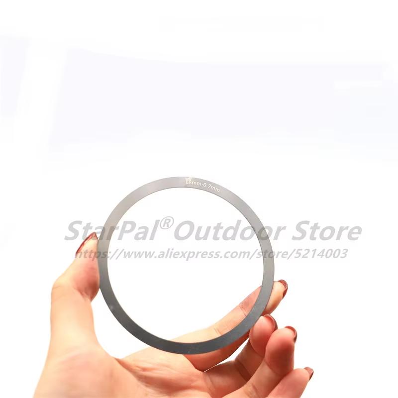 StarPal Stainless Stainless Steel Flange Gasket M42/M48/M68/M54 Flanges 0.1-1MM Multiple Specifications (a Set)