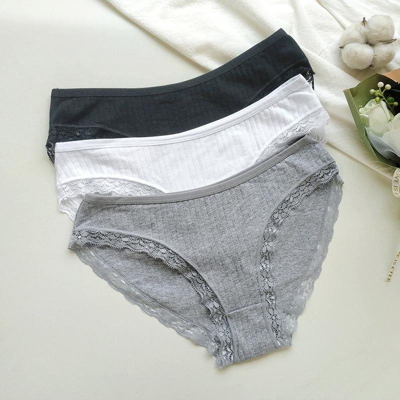 Soft and Breathable High Quality Comfort Panties Summer Female Sexy Triangle Panties Female Mid-waist Ladies Panties Cotton Breathable Sexy Briefs