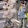 Мужские кроссовки dad shoes сетчатые дышащие осенние новые детские легкие повседневные кроссовки для девочек на мягкой подошве нескользящие спортивные туфли