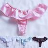Boxer Underwear Emulation Silk Thong Lingerie T-Back Underpants Panties