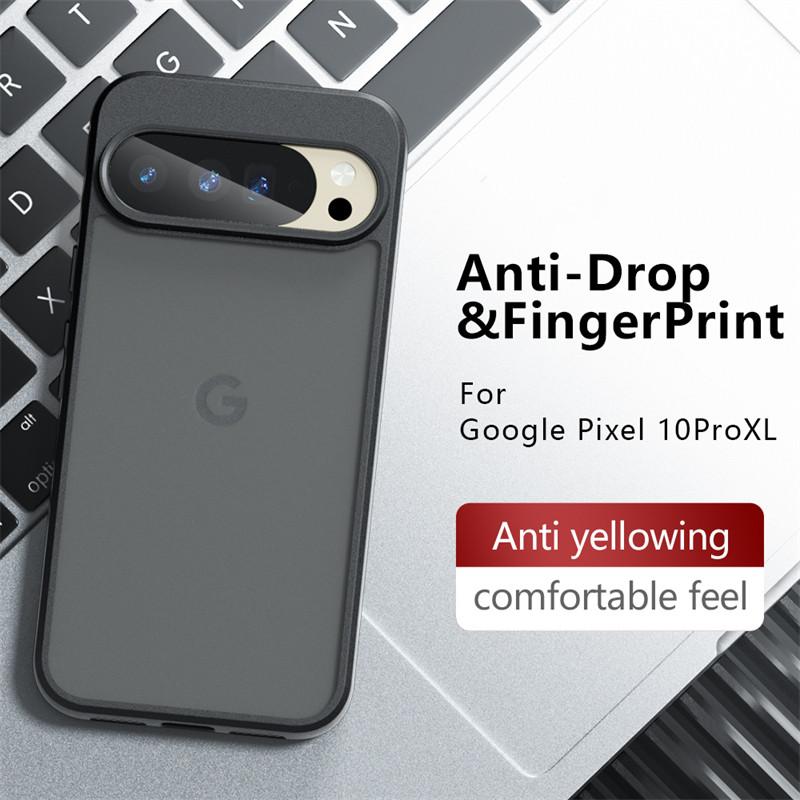 Полупрозрачный матовый чехол для Google Pixel 10 Pro XL Матовая задняя крышка Чехол для Google Pixel 10 Pro XL Чехол для Google Pixel 10 Pro XL