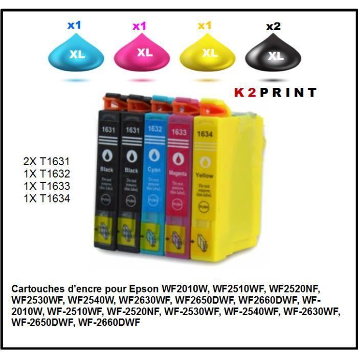 Картридж чернильный Epson WF-2660DWF - Черный - Многоцветный - 180 г