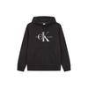 Calvin Klein Letter Print Fitted Hoodie Men Hoodies Black J325246-BEH