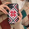 Чехол для телефона с узором-орнаментом Украины, силиконовый, PC+TPU, для IPhone 11 12 13 14 15 16 Plus Pro Max
