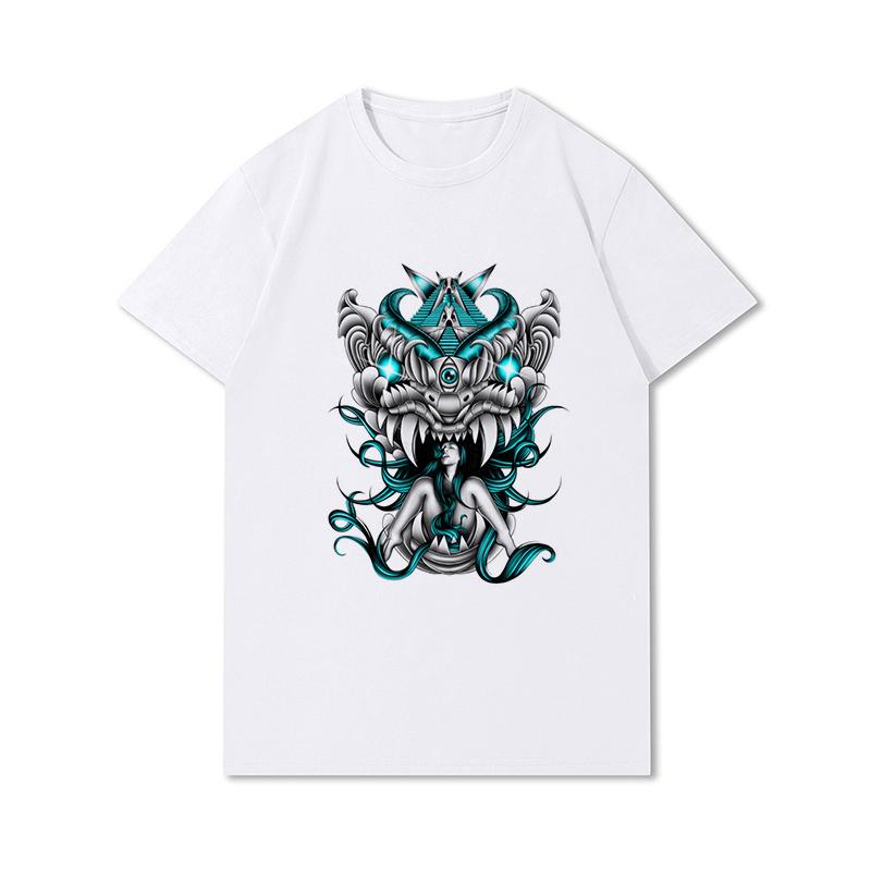 Летние мужские футболки с графическим рисунком, мужские футболки в стиле Харадзюку, винтажные рубашки унисекс с короткими рукавами большого размера