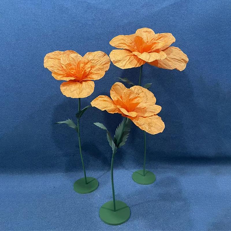 Гигантские Маковые Магнолии Бумажные Цветы - 3D Ручная Работа Маркеры Прохода и Декор для Витрин