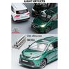 1/24 масштаб Sienna MPV, литая под давлением модель автомобиля, игрушечный автомобиль с откатным механизмом, звуком и светом для детей, коллекция подарков для мальчиков и девочек