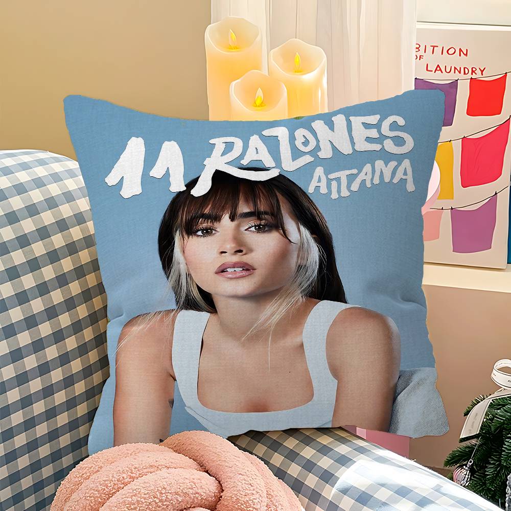 Певец A-Aitana Ocana Офисная Подушка Наволочка Автомобильная Наволочка на Подушку 45X45СМ Наволочка для Подушки под Пояс Диванная Наволочка