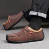 TUINANLE Мужская теплая зимняя обувь, высококачественные мокасины, повседневная обувь, туфли на плоской подошве, мужская обувь для вождения