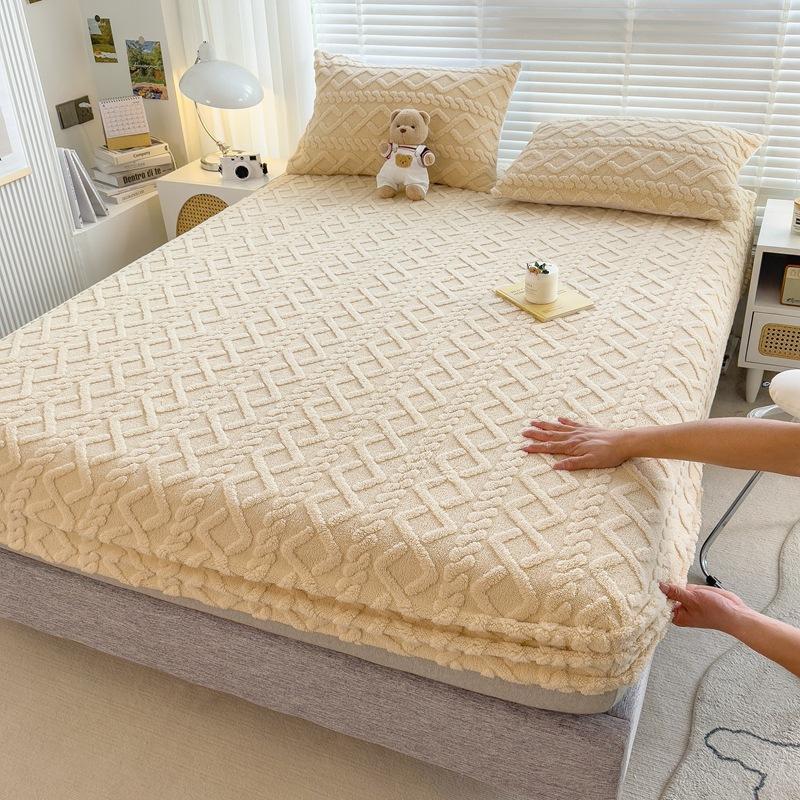 Коралловый бархат, шляпа-кровать, покрывало Simmons, защитный чехол, утолщенный, теплый, универсальный, защитный чехол для матраса