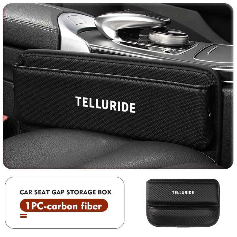 cnwhjg1 Leather Car Seat Gap Filler Storage Box Cup Holder Accessories For KIA Proceed Venga Sedona Forte Picanto Sorento Stinger