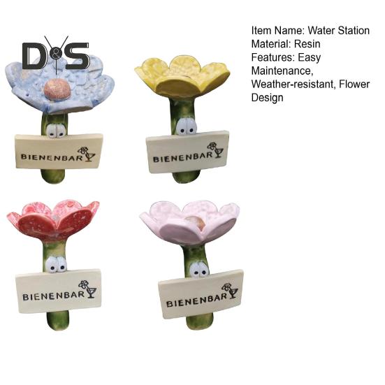 Фонтан для поения насекомых, опылители, автоматическая станция поения, нержавеющая цветочная питьевая станция для пчел, бабочек, садовые аксессуары