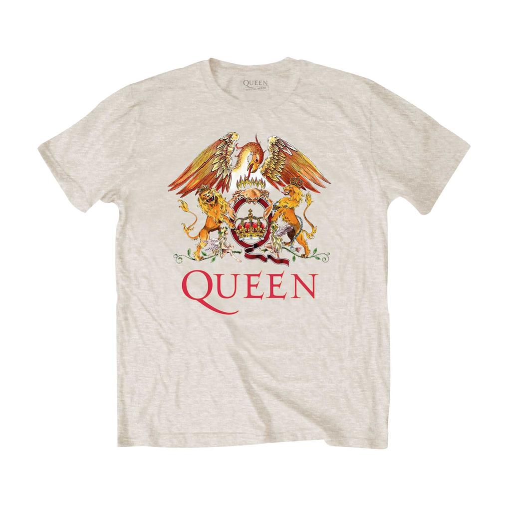 Queen Классическая футболка с гербом унисекс для взрослых